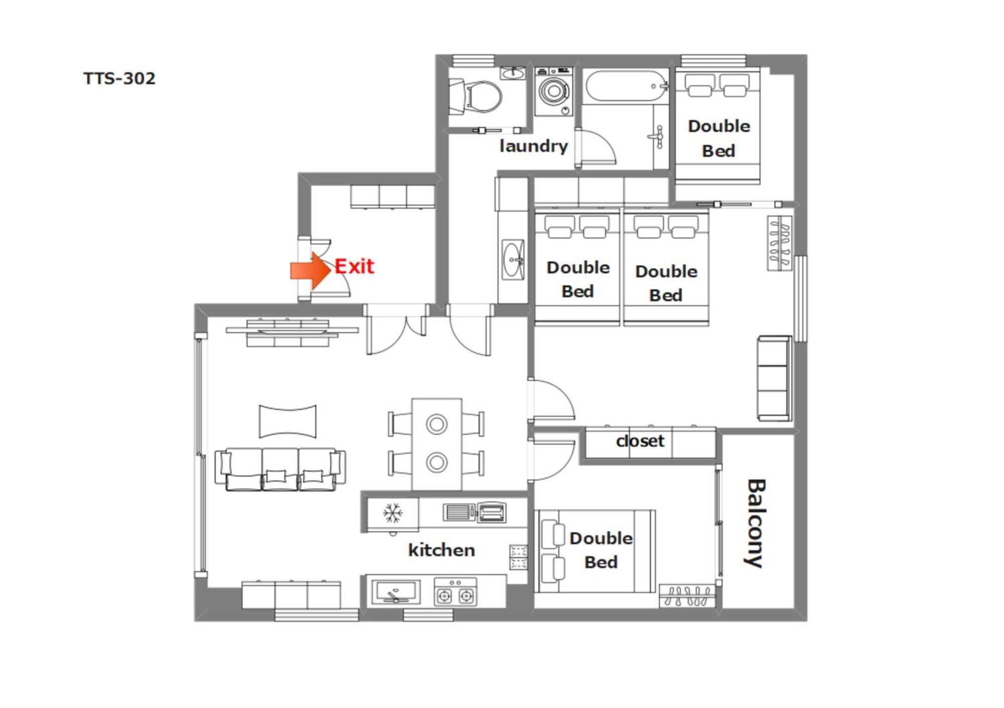 豊月荘 Toyotsuki Apartment Osaka Luaran gambar