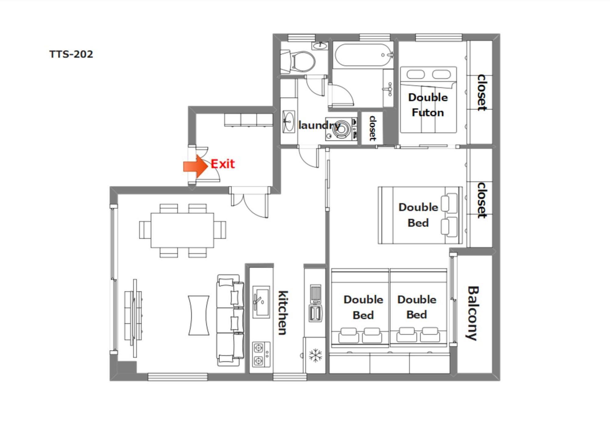 豊月荘 Toyotsuki Apartment Osaka Bilik gambar